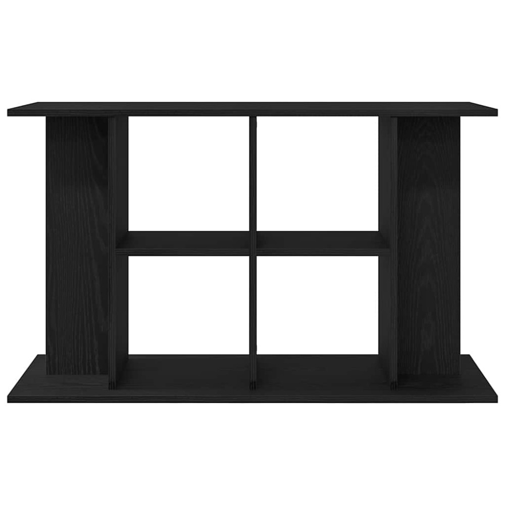 Produktbild för Akvariestativ svart ek 100x40x60 cm konstruerat trä