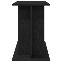 Produktbild för Akvariestativ svart ek 100x40x60 cm konstruerat trä