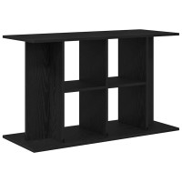 Produktbild för Akvariestativ svart ek 100x40x60 cm konstruerat trä