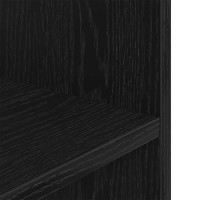 Produktbild för Akvariestativ svart ek 100x40x60 cm konstruerat trä