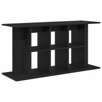 Produktbild för Akvariestativ svart ek 120x40x60 cm konstruerat trä