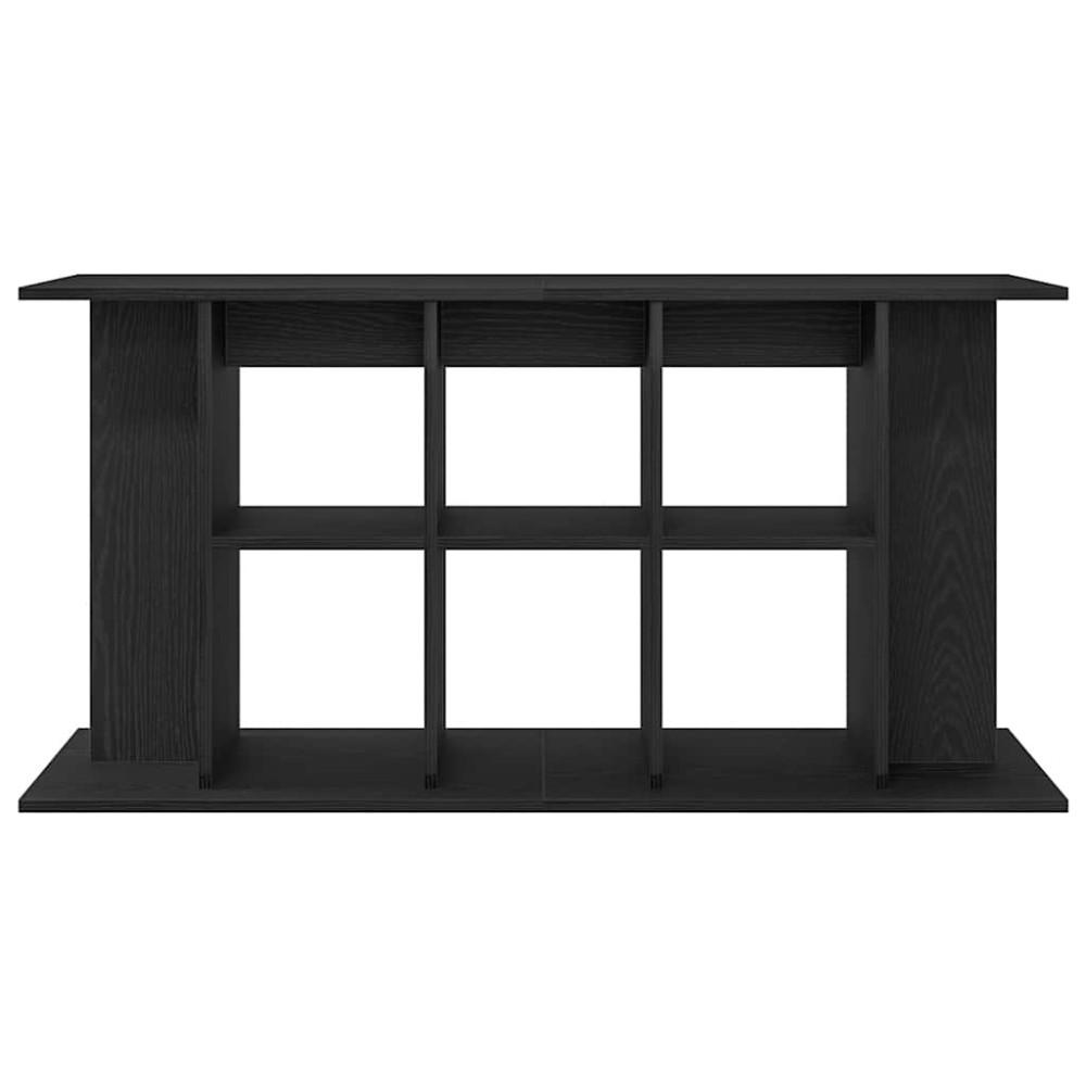 Produktbild för Akvariestativ svart ek 120x40x60 cm konstruerat trä