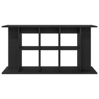 Produktbild för Akvariestativ svart ek 120x40x60 cm konstruerat trä