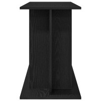 Produktbild för Akvariestativ svart ek 120x40x60 cm konstruerat trä