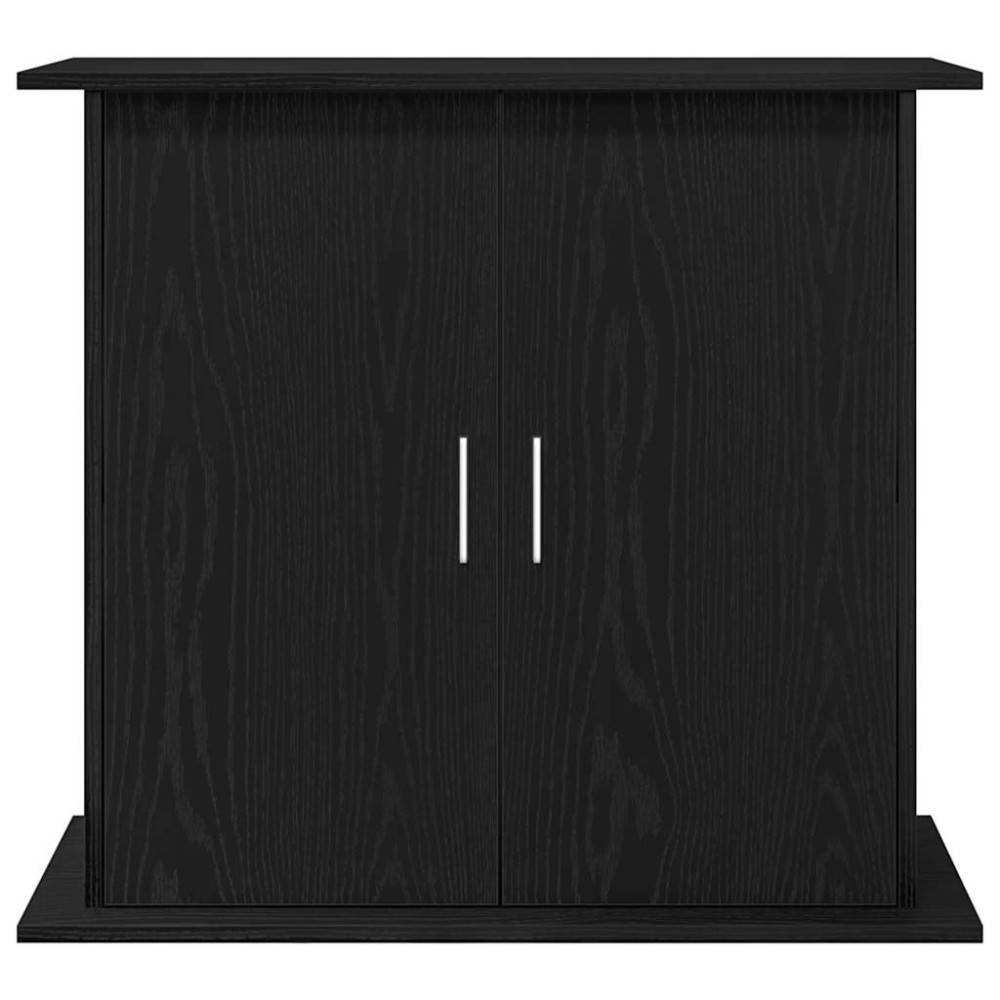 Produktbild för Akvariestativ svart ek 81x36x73 cm konstruerat trä