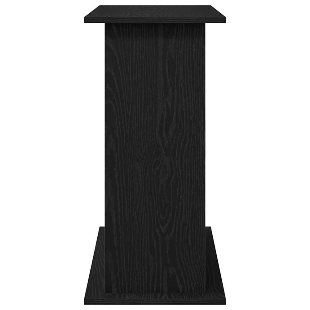 Produktbild för Akvariestativ svart ek 81x36x73 cm konstruerat trä