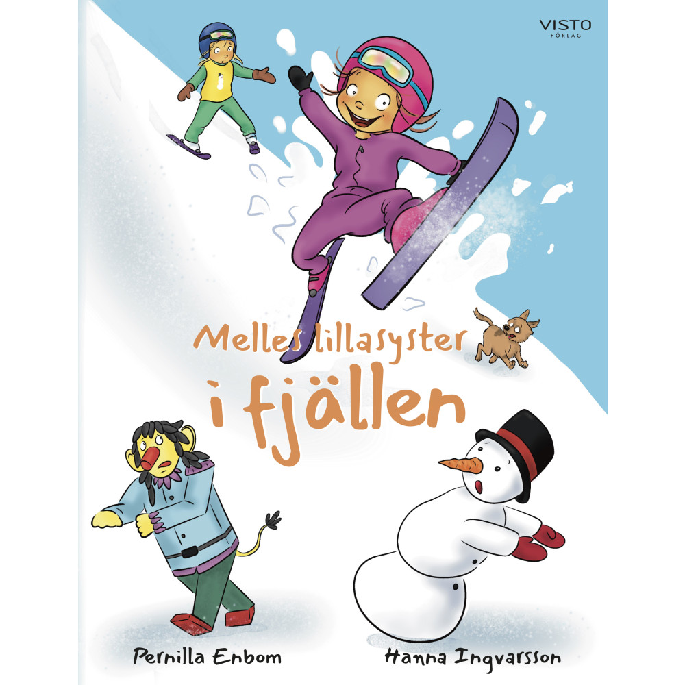 Produktbild för Melles lillasyster i fjällen (inbunden)
