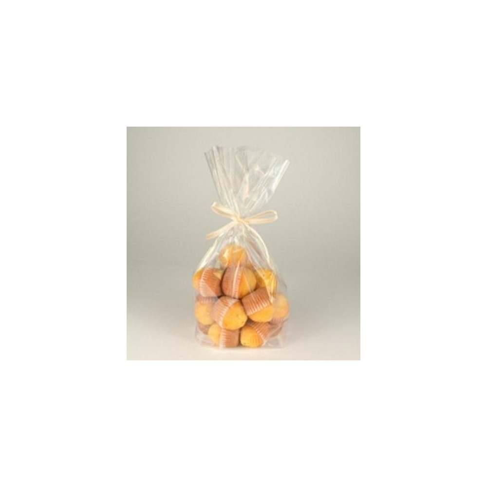 Produktbild för Cellofanpåse PP 27x18x7cm 10/fp
