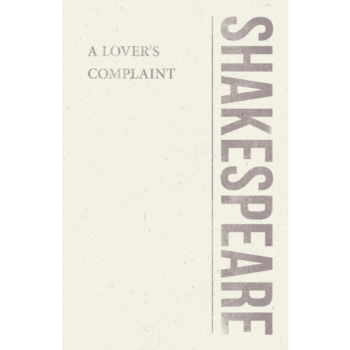 Read Books A Lover's Complaint (häftad, eng)