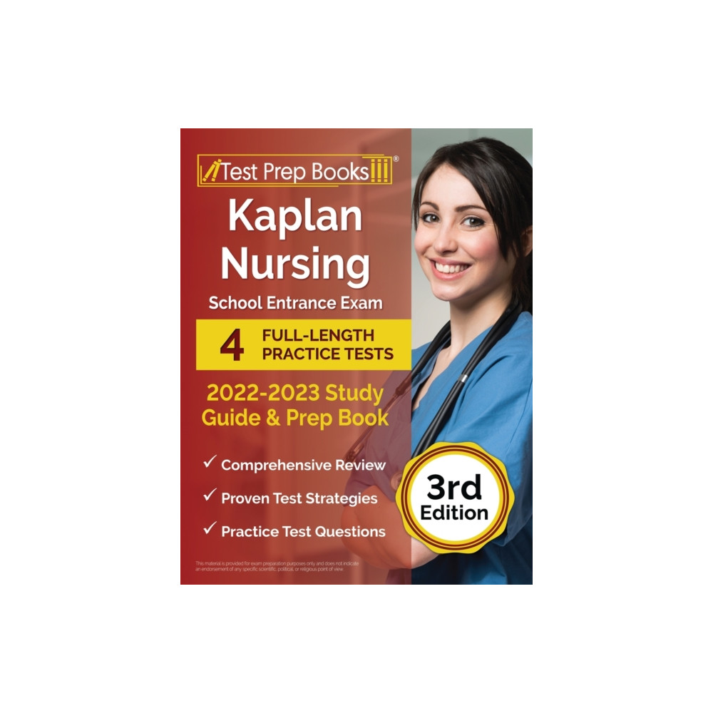 Produktbild för Kaplan Nursing School Entrance Exam 2022-2023 Study Guide (häftad, eng)