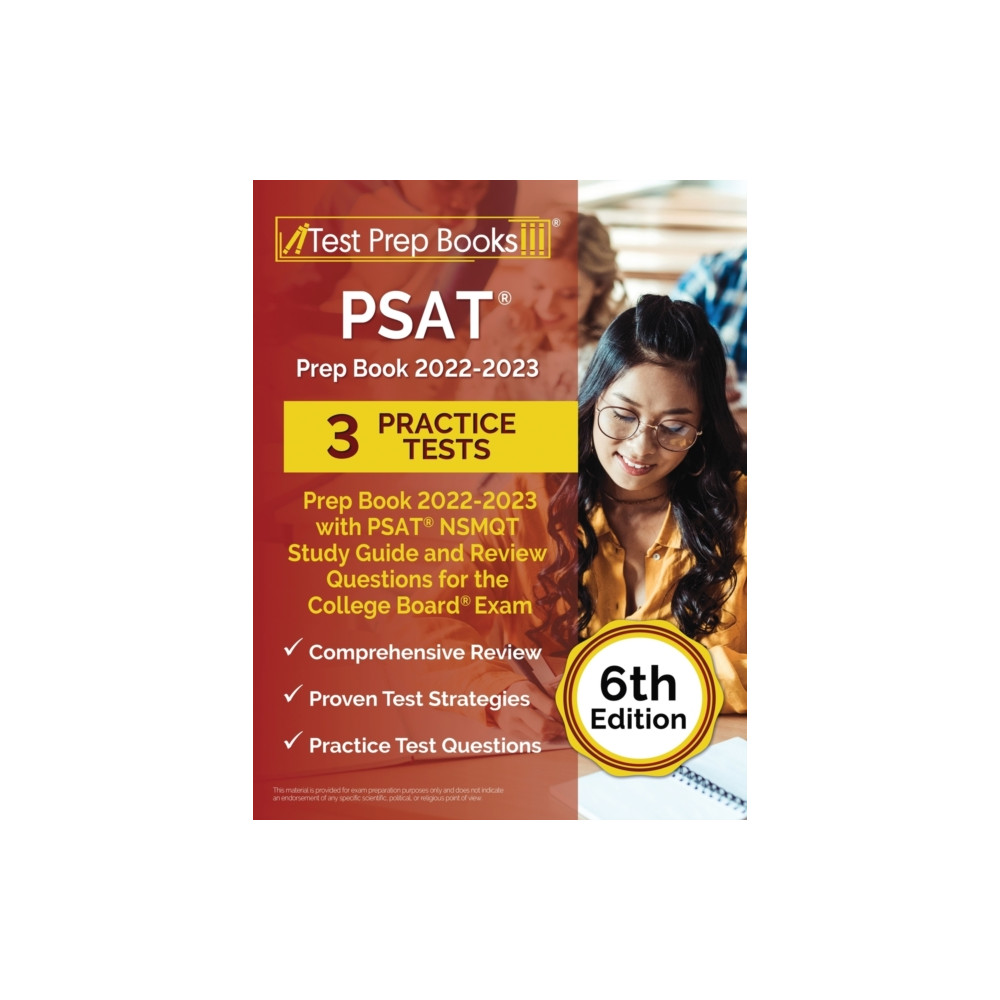 Produktbild för PSAT Prep Book 2022-2023 with 3 Practice Tests (häftad, eng)