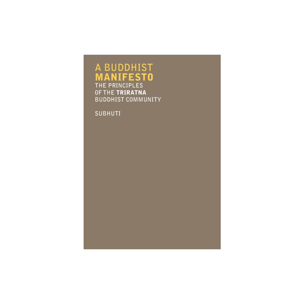 Produktbild för A Buddhist Manifesto (häftad, eng)