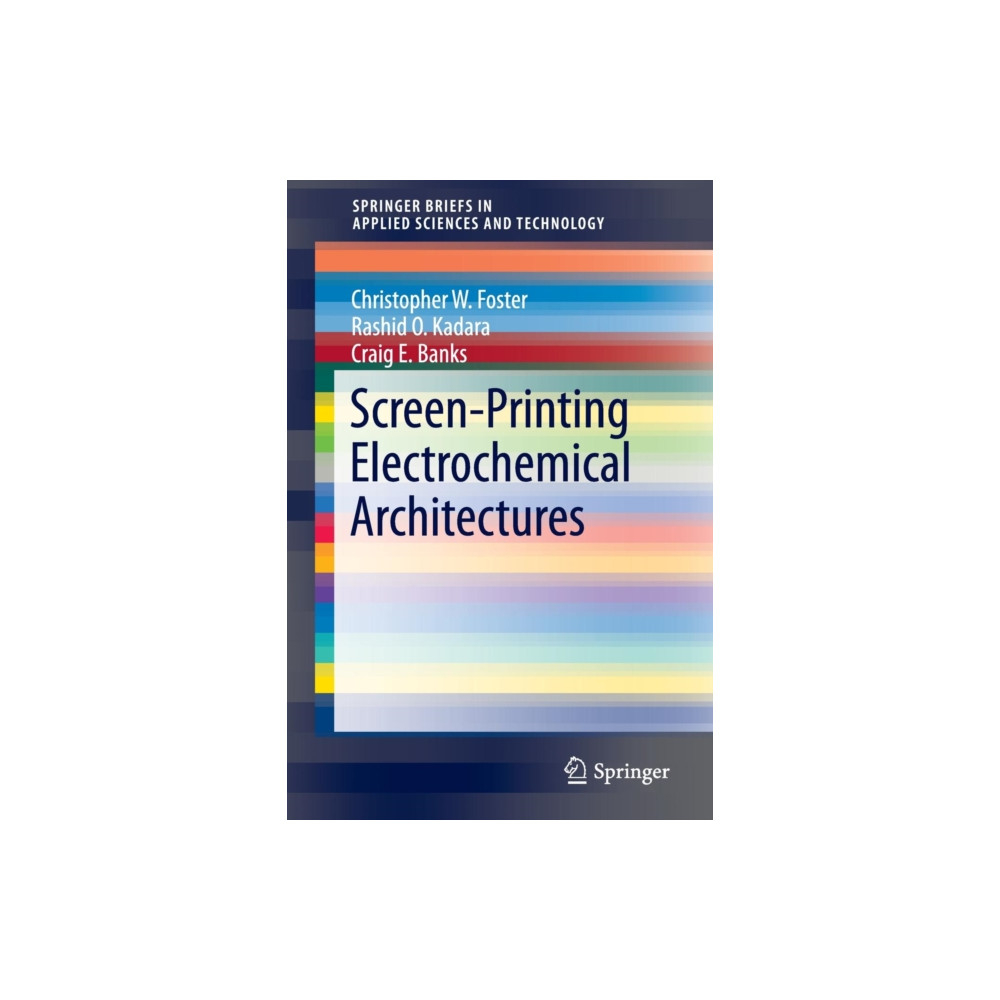 Produktbild för Screen-Printing Electrochemical Architectures (häftad, eng)