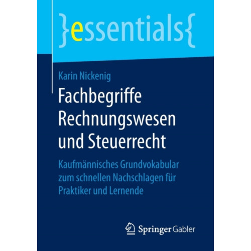 Springer Fachmedien Wiesbaden Fachbegriffe Rechnungswesen und Steuerrecht (häftad, ger)
