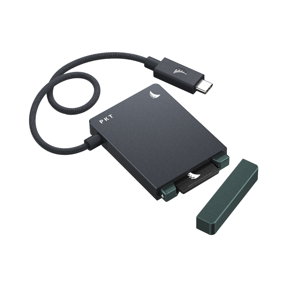 Produktbild för Angelbird Cardreader PKT I SD 4.0/SDXC I UHS-I/UHS-II I USB 4.0 I USB-C 3.2 Gen 1, up to 5 Gb/s conn