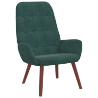 Produktbild för Vilstol mörkgrön sammet