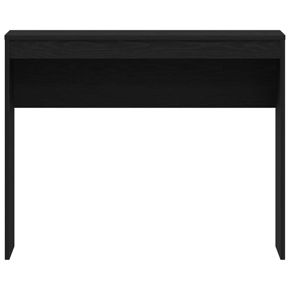 Produktbild för Skrivbord svart ek 90x40x72 cm konstruerat trä