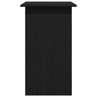 Produktbild för Skrivbord svart ek 80x45x74 cm konstruerat trä
