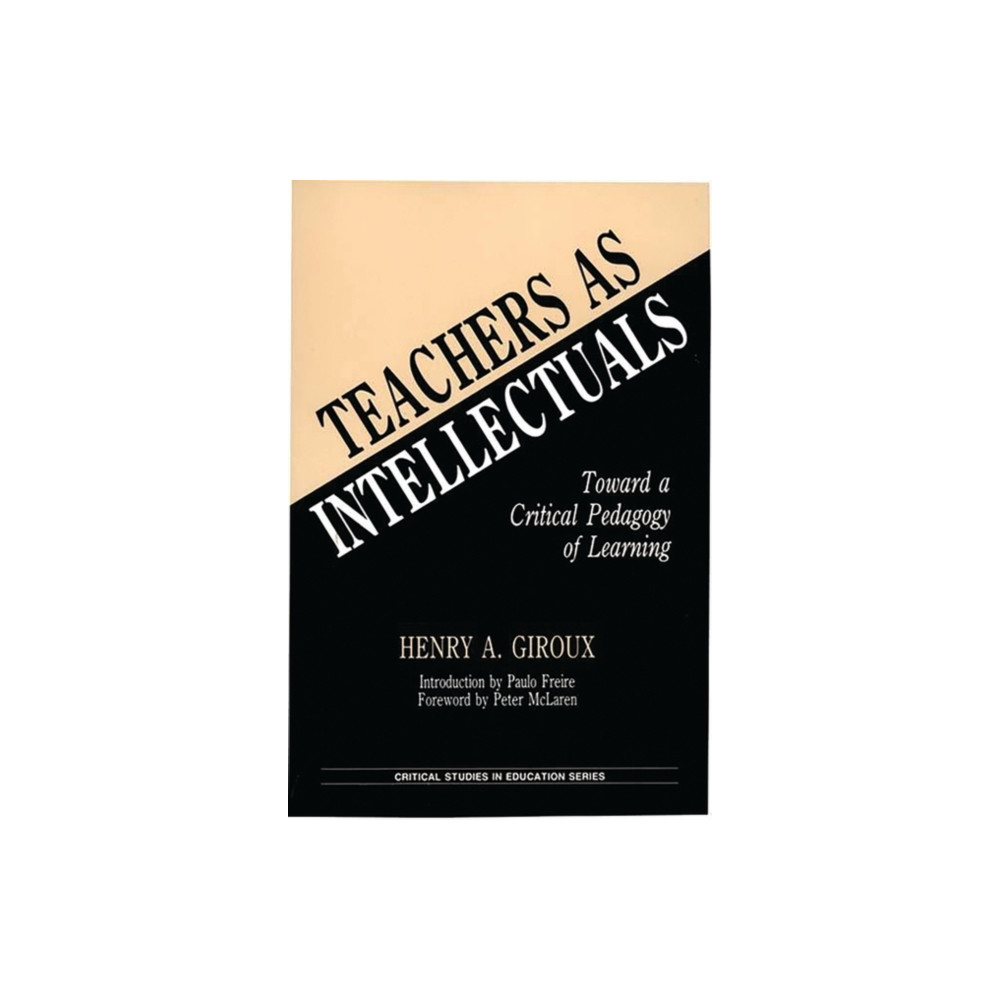 Produktbild för Teachers as Intellectuals (inbunden, eng)