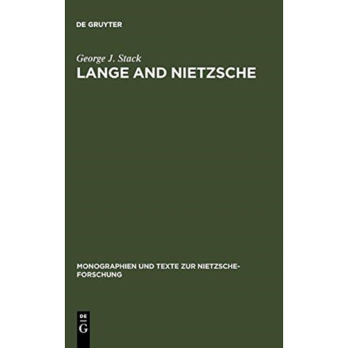 De Gruyter Lange and Nietzsche (inbunden, eng)
