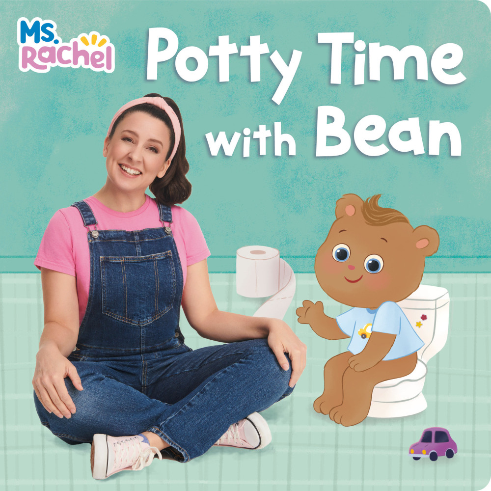 Produktbild för Potty Time with Bean (Ms. Rachel) (bok, board book, eng)