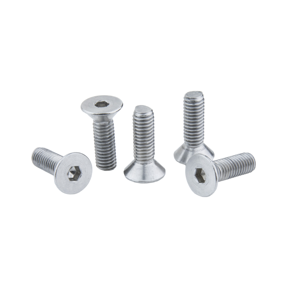 Produktbild för Kupo KS-293 3/8"-16Unc X 1-1/4" Stainless Hex Flat Head Screw Set (5Pcs)