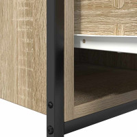 Produktbild för Tvättställsskåp med lådor sonoma-ek 90x34,5x60 cm