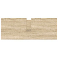 Produktbild för Tvättställsskåp med lådor sonoma-ek 90x34,5x60 cm
