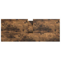 Produktbild för Tvättställsskåp med lådor rökfärgad ek 90x34,5x60 cm