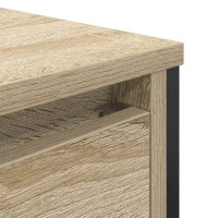 Produktbild för Tvättställsskåp med lådor sonoma-ek 60x34,5x60 cm