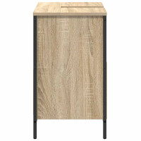 Produktbild för Tvättställsskåp med lådor sonoma-ek 60x34,5x60 cm
