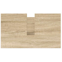 Produktbild för Tvättställsskåp med lådor sonoma-ek 60x34,5x60 cm