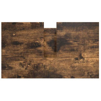 Produktbild för Tvättställsskåp med lådor rökfärgad ek 60x34,5x60 cm