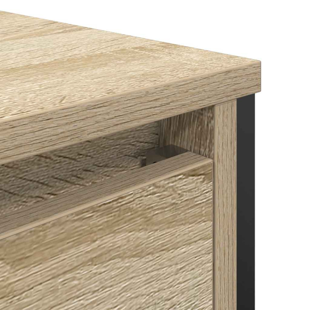 Produktbild för Tvättställsskåp för badrum sonoma-ek 60x34,5x60 cm