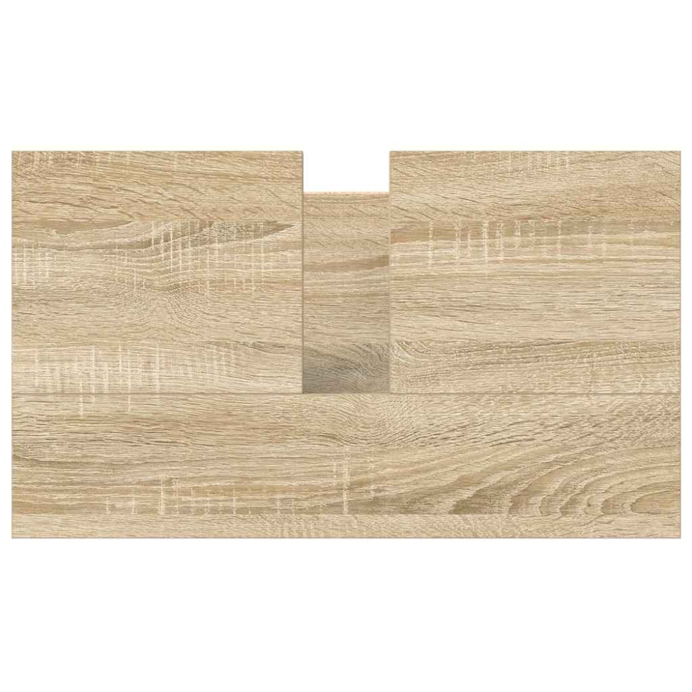 Produktbild för Tvättställsskåp för badrum sonoma-ek 60x34,5x60 cm