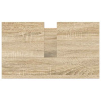Produktbild för Tvättställsskåp för badrum sonoma-ek 60x34,5x60 cm