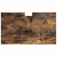 Produktbild för Tvättställsskåp för badrum rökfärgad ek 60x34,5x60 cm