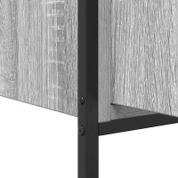 Produktbild för Tvättställsskåp för badrum grå sonoma 60x34,5x60 cm