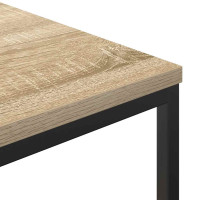 Produktbild för Badrumsskåp med hyllor sonoma-ek 36x35x165 cm