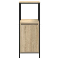 Produktbild för Badrumsskåp med hyllor sonoma-ek 36x35x95 cm