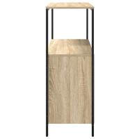 Produktbild för Badrumsskåp med hyllor sonoma-ek 76,5x35x95 cm