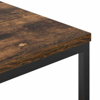 Produktbild för Badrumsskåp med hyllor rökfärgad ek 76,5x35x95 cm