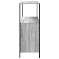 Produktbild för Badrumsskåp med hyllor grå sonoma 76,5x35x95 cm