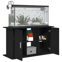 Produktbild för Akvariestativ svart ek 101x41x58 cm konstruerat trä