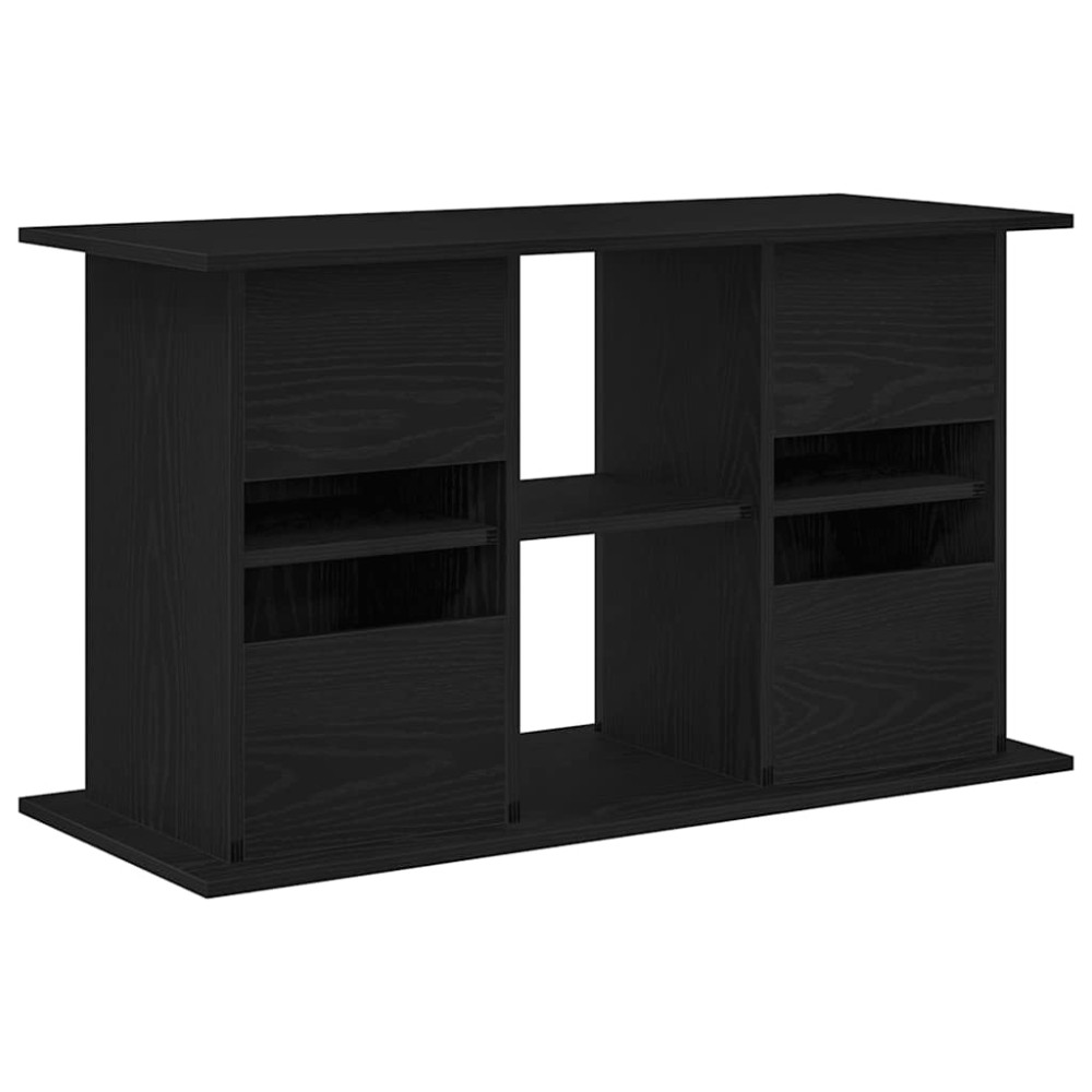 Produktbild för Akvariestativ svart ek 101x41x58 cm konstruerat trä