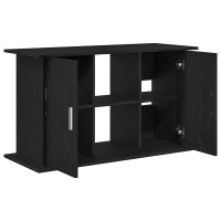 Produktbild för Akvariestativ svart ek 101x41x58 cm konstruerat trä