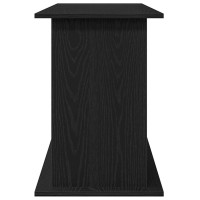 Produktbild för Akvariebänk svart ek 121x41x58 cm konstruerat trä