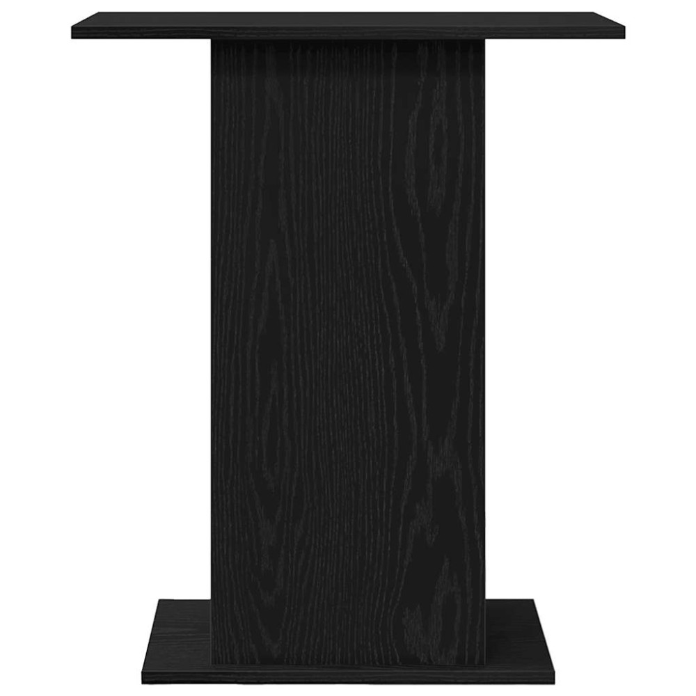 Produktbild för Akvariebänk svart ek 60,5x36x72,5 cm konstruerat trä