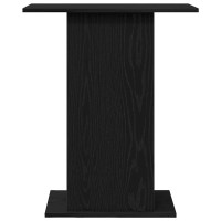 Produktbild för Akvariebänk svart ek 60,5x36x72,5 cm konstruerat trä