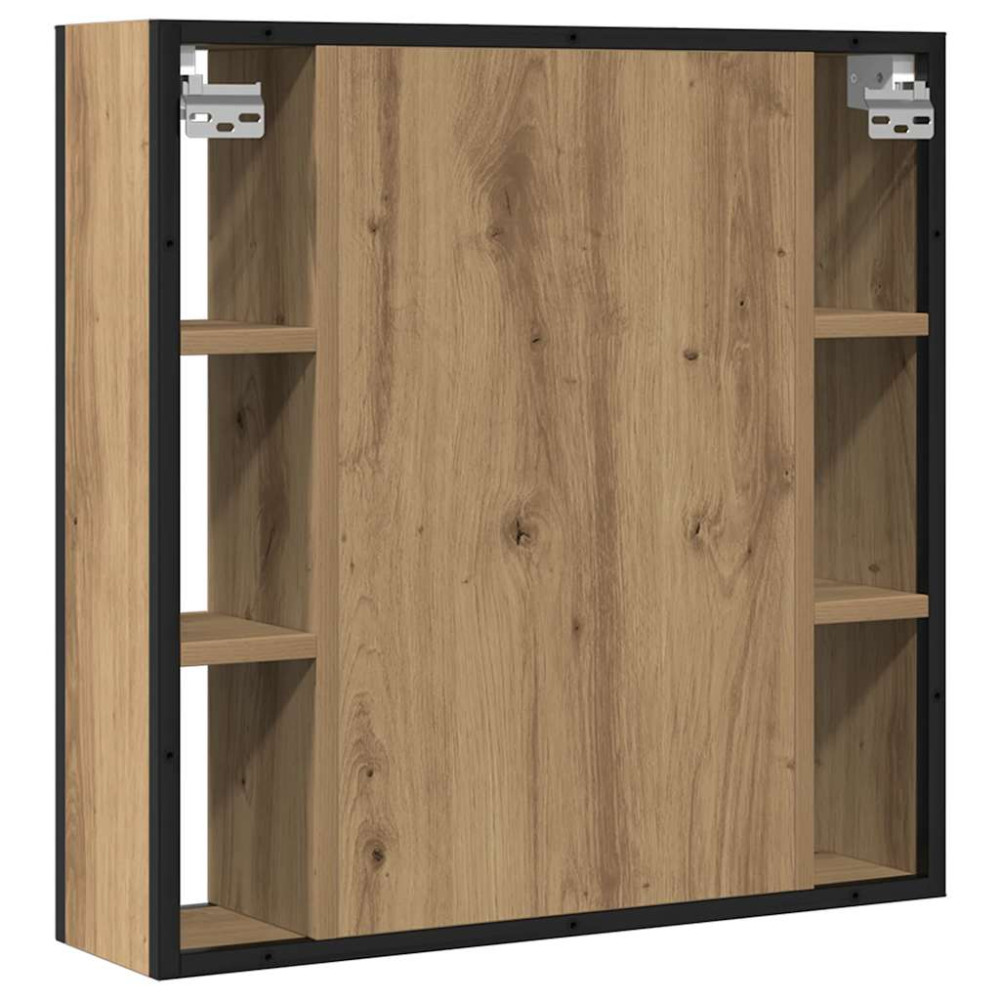 Produktbild för Spegelskåp för badrum artisan ek 60x16x60 cm konstruerat trä
